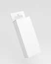 package blank white euro slot hanger box for Pegboard- mockup