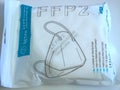 Package of FFP2 protection masks against Covid-19