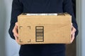 Package home delivery Royalty Free Stock Photo