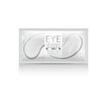 Package of Hydrating Under Eye Gel Patches. Vector illustration of realistic eye gel patches on white background