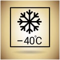 Package Icon Temperature Protection Fragile Sign