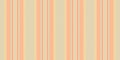 Package lines texture seamless, brand textile stripe pattern. Model fabric vector vertical background in orange and light colors Royalty Free Stock Photo