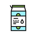 package liquid probiotics color icon vector illustration Royalty Free Stock Photo
