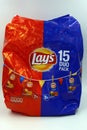 Package of mix Duo Pack of mini bags of Lays Natural and Paprika chips.