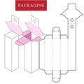 Packaging Design.Vector Illustration of Box.