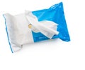 Package of Sani-Wipes for Disinfecting Surfaces Royalty Free Stock Photo