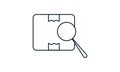 Package Tracking icon vector illustration. Royalty Free Stock Photo