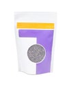 Packaged chia seeds isolate Royalty Free Stock Photo