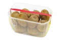 Packaged kiwis Royalty Free Stock Photo