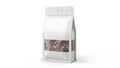 Packaged nuts bag isolated on white background Royalty Free Stock Photo