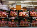 Packaged samyang noodles are found in Indonesian supermarkets. not endorsed