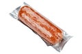Packaged sausage insulated