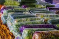 Packager vegetables at public market street market in Sao Jose dos campos Brazil Royalty Free Stock Photo