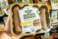 Packages of Beyond Meat brand Brat Sausages