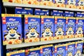 Packages of Kellogg`s Brand Frosted Flakes cereal for sale