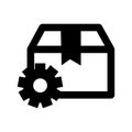 Packages Settings Isolated Vector icon which can easily modify or edit Royalty Free Stock Photo