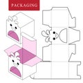 Packaging Design.Vector Illustration of Box. Royalty Free Stock Photo