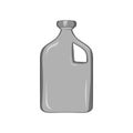 Packaging for engine oil icon, monochrome style Royalty Free Stock Photo