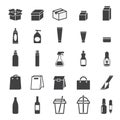 Packaging icon set