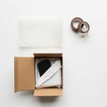 Packaging materials for secure shipping Royalty Free Stock Photo