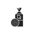 Packaging organic crispbread color line icon. Pictogram for web page, mobile app, promo.