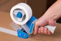 Packaging tape dispenser Royalty Free Stock Photo