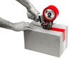 Packaging Tape Gun Dispenser Royalty Free Stock Photo