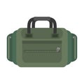 Packback travel bag tourist green