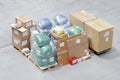 Packed boxes Royalty Free Stock Photo