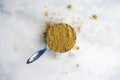 Packed Brown Sugar in a Measuring Cup Royalty Free Stock Photo