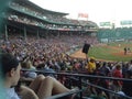 Packed fenway park stands, boston red sox fans Royalty Free Stock Photo