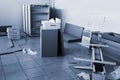 Packed furniture to a new and office repair Royalty Free Stock Photo