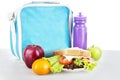 A packed school lunch Royalty Free Stock Photo