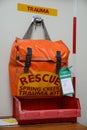 Packed trauma kit