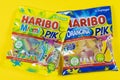 Packet of Orangina taste candies made by Haribo