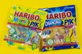 Packet of Orangina taste candies made by Haribo