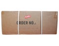 Packet parcel isolated Royalty Free Stock Photo