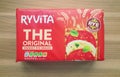 Packet of Ryvita Original Flavor Crunchy Rye Breads