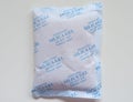 packet of silica gel desiccant Royalty Free Stock Photo