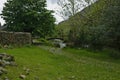 Packhorse Bridge over Mosedale Beck, Wasdale Head, Cumbria, Lake District National Park, England, UK Royalty Free Stock Photo