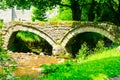 Packhorse bridge at the village of Wycoller