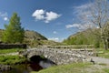 Packhorse bridge at Watendlath Royalty Free Stock Photo