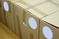 Packing cartons Royalty Free Stock Photo