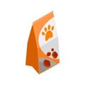 Packing of dog food icon, isometric 3d style Royalty Free Stock Photo