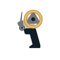 Packing tape dispenser icon. Clipart image Royalty Free Stock Photo