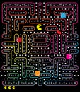 Pacman game Royalty Free Stock Photo