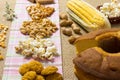 Pacoca, Pe de Moleque, Peanut, Popcorn, Cookie, Cake, Corn: food