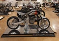 The PACT by Walt Siegl Motorcycles on display in the Haas Moto Museum in Dallas, Texas. Royalty Free Stock Photo