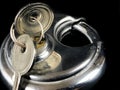 Pad Locks and Keys Royalty Free Stock Photo