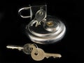 Pad Locks and Keys Royalty Free Stock Photo